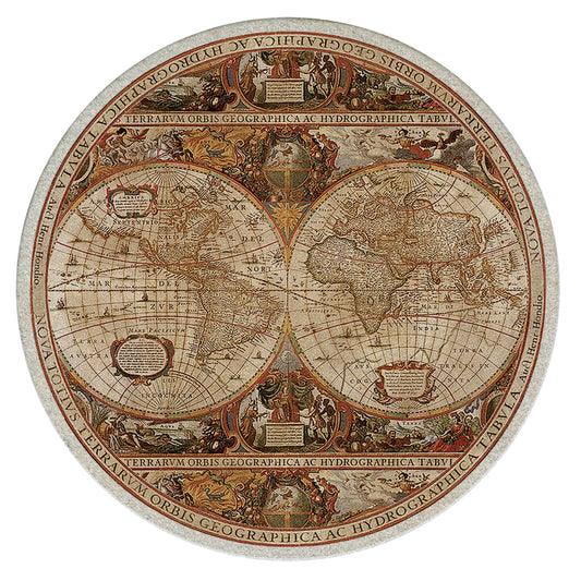 Thirstystone Old World Passages 4 Pack Natural Sandstone Coasters 4" Round