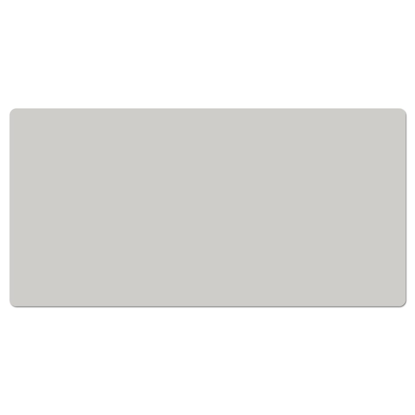 CounterArt Large Waterproof Desk Protector-Light Grey 32” x 16” Made in The USA Desk Mat Office Mat Large Mouse Pad
