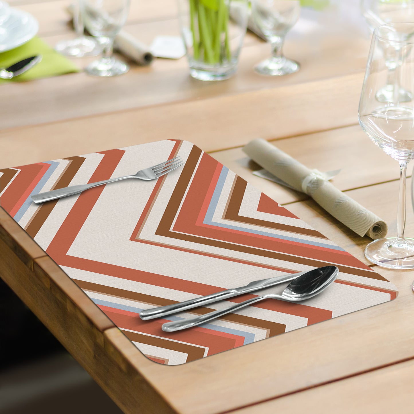 CounterArt Mohave 4 Pack Reversible Easy Care Flexible Placemats Made in the USA