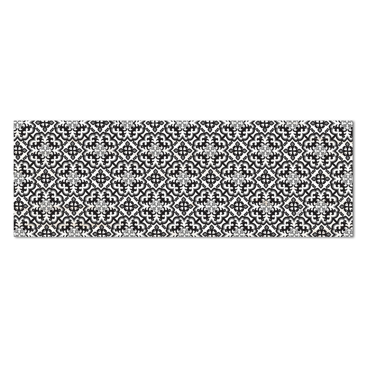 Highland Home Farm Chic Design Deco-Floormat, Decorative Mat, Designer Rug, Waterproof, Low Profile, Eco-Friendly Non Slip, Made in The USA