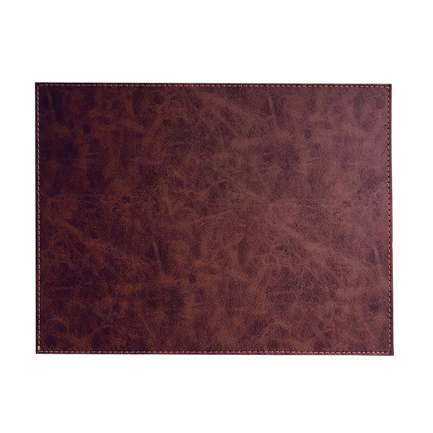 Luxurious Vegan Leather Placemats 4 Pack Look and Feel of Genuine Leather Infused with Copper