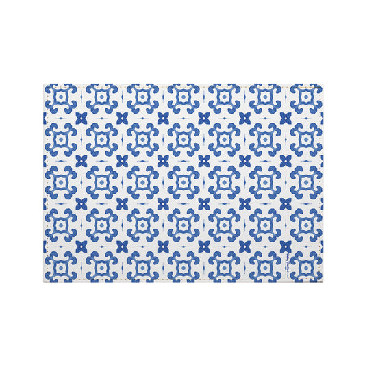 Le Jardin Luxurious Vegan Leather Placemat 4 Pack  Look and Feel of Genuine Leather Infused with Copper