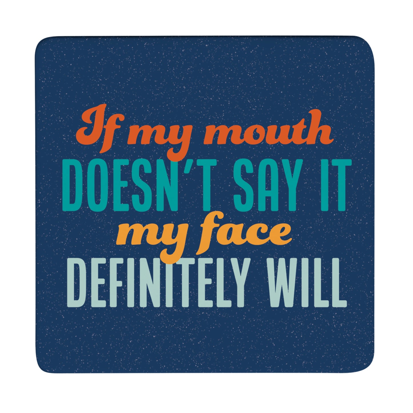 Thirstystone Say It 12-Pack Cork Back Paper Bar Coasters Made in The USA Humourous Quotes Attractive Designs