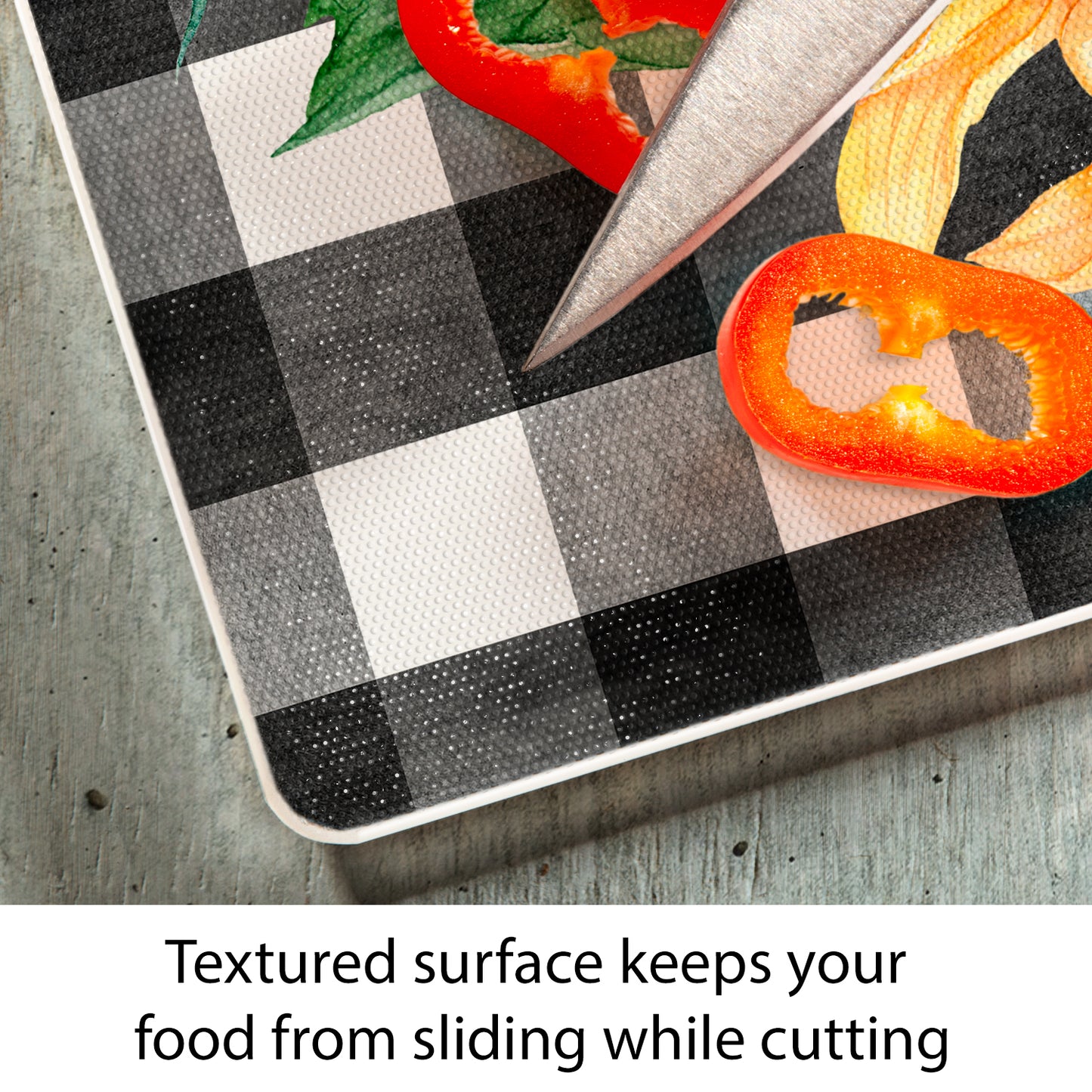CounterArt Sunflower Fields 3mm Tempered Glass Cutting Board 12" x 15" Manufactured in the USA