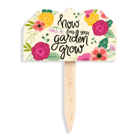 Highland Home Decorative Garden Stake Made in The USA Plant Tag Garden Decoration Landscape Decoration