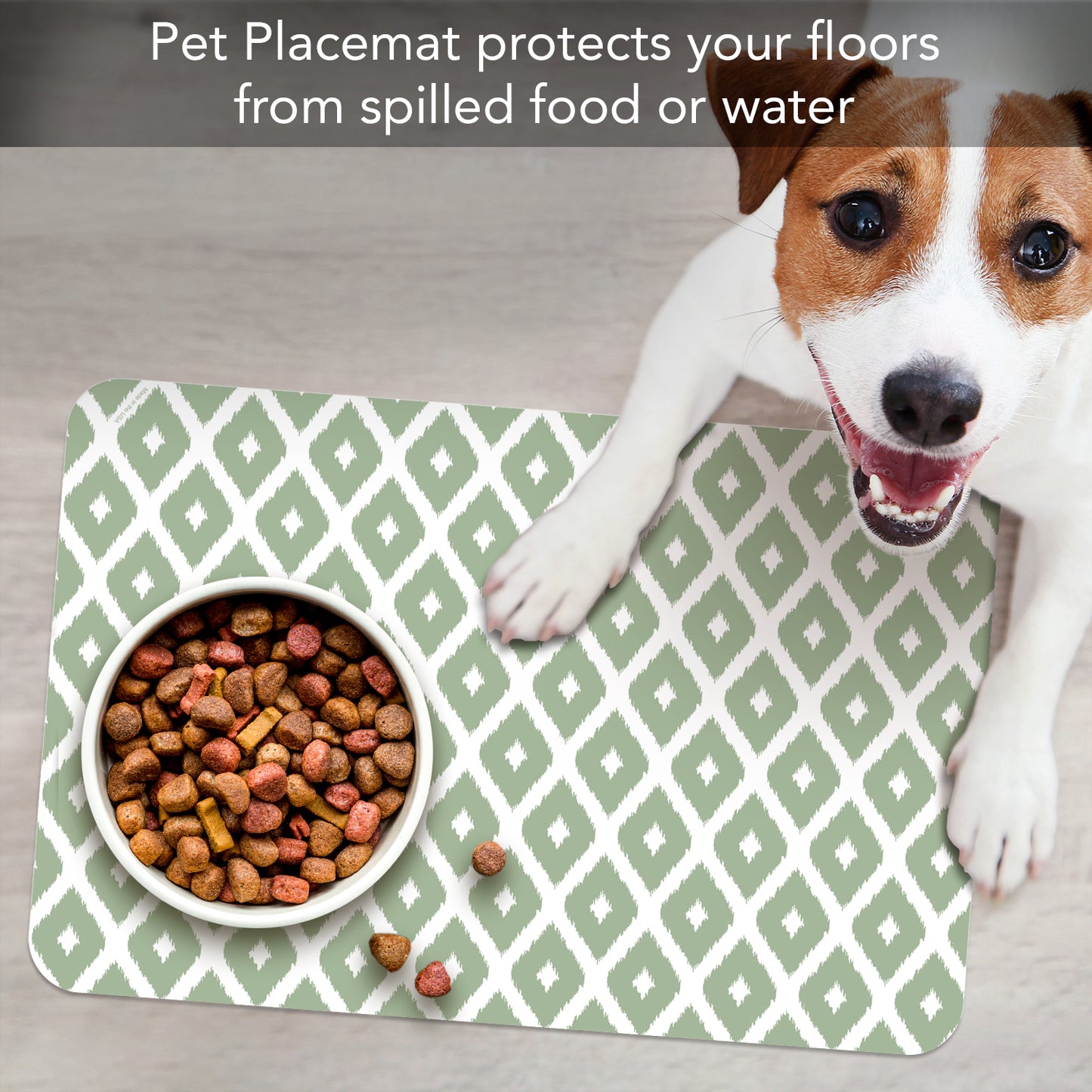 Ogee Easy Care Waterproof Pet Feeding Mat 17.13” x 11.25” Made in the USA