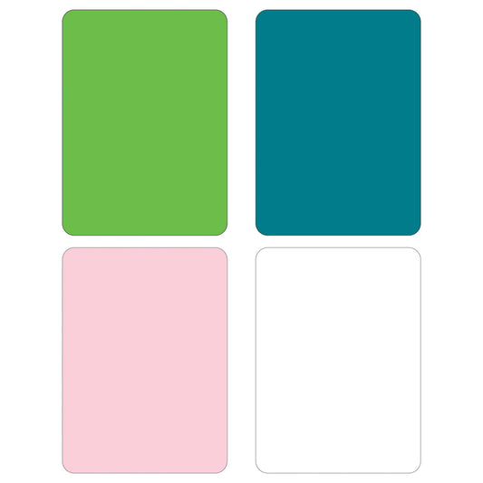 Cut N’ Funnel Cotton Candy 4 Pack Thick Multicolor Plastic Cutting Board Mat Made in the USA BPA & PVC Free Plastic Mat Measures 8” x 6”