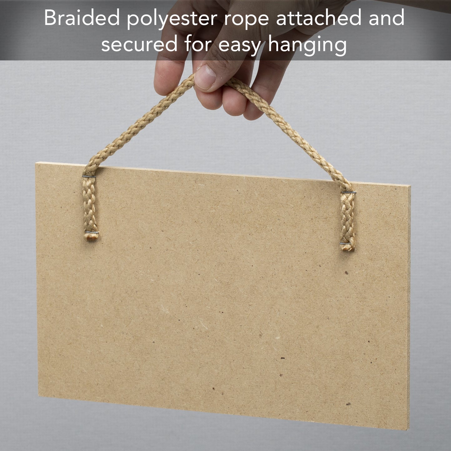 CounterArt I'd Turn Back Decorative Hanging Wood Wall Sign 9.5” by 5.75” Made in the USA Features Braided Rope Hanger