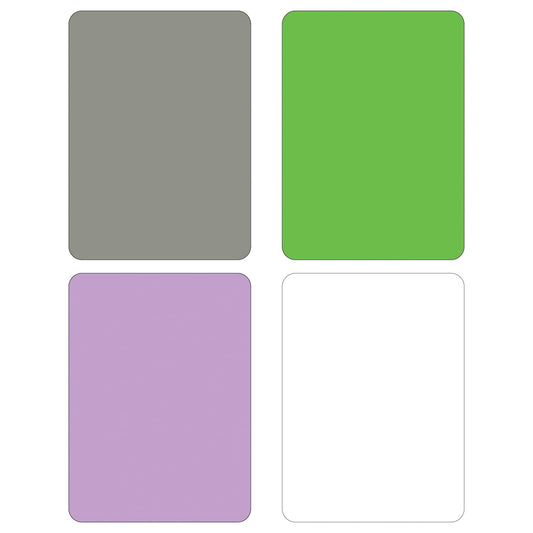 Cut N’ Funnel Mojito 4 Pack Thick Multicolor Plastic Cutting Board Mats Made in the USA BPA & PVC Free Plastic Mat Measures 10” x 8”