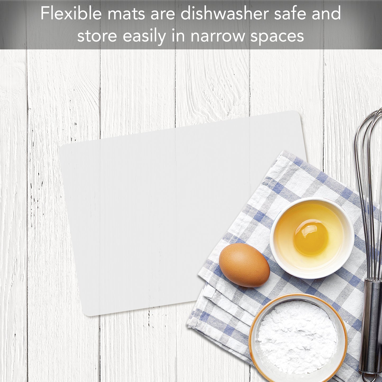 Cut N' Funnel 4 Pack Food Service Grade Heavy Gauge Flexible Cutting Board Mats 9” x 12” Made in the USA