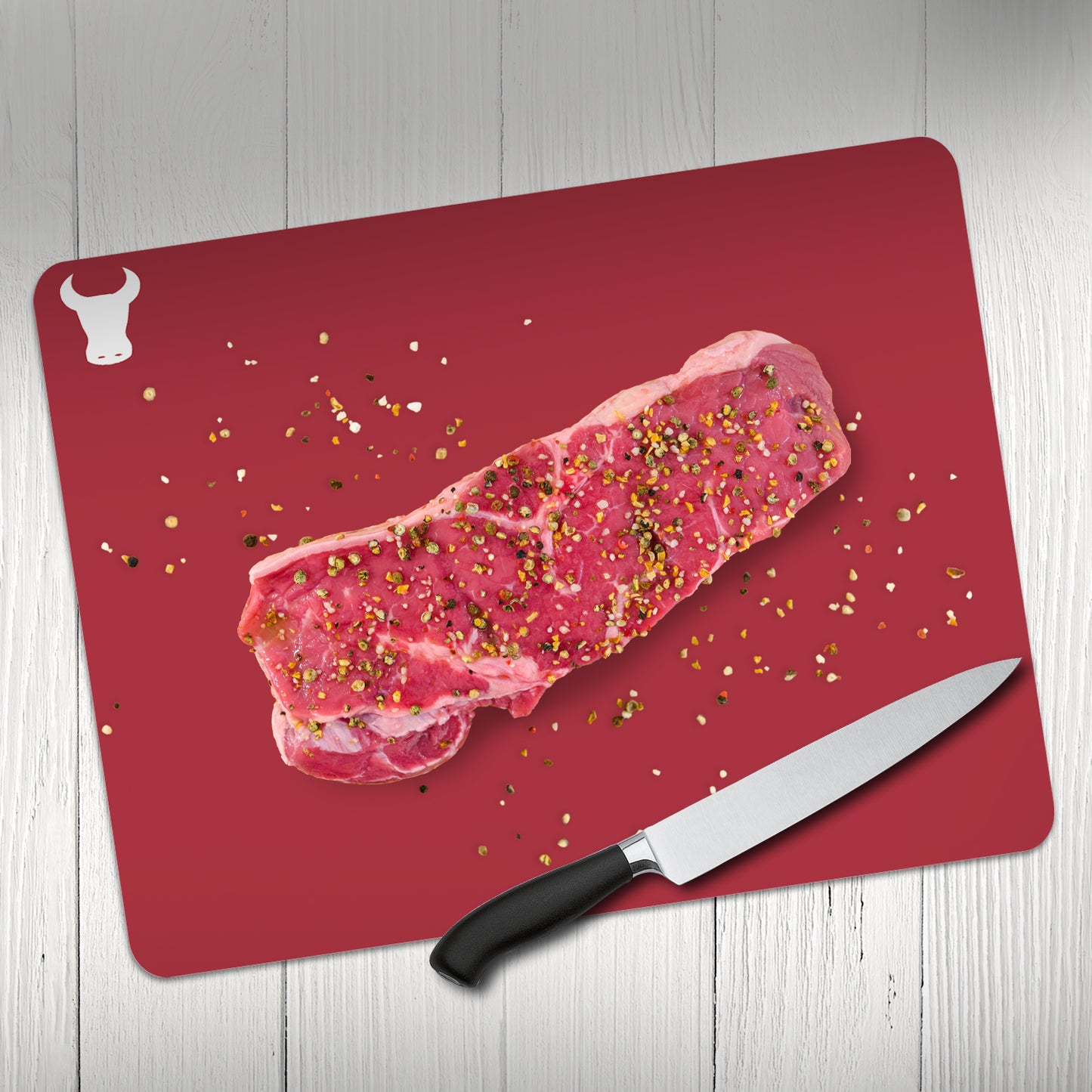 Cut N' Funnel Flexible Cutting Board Mats Set of 4, Assorted Colors, Made in the USA of BPA Free Food Grade Plastic, 11.5” x 15”