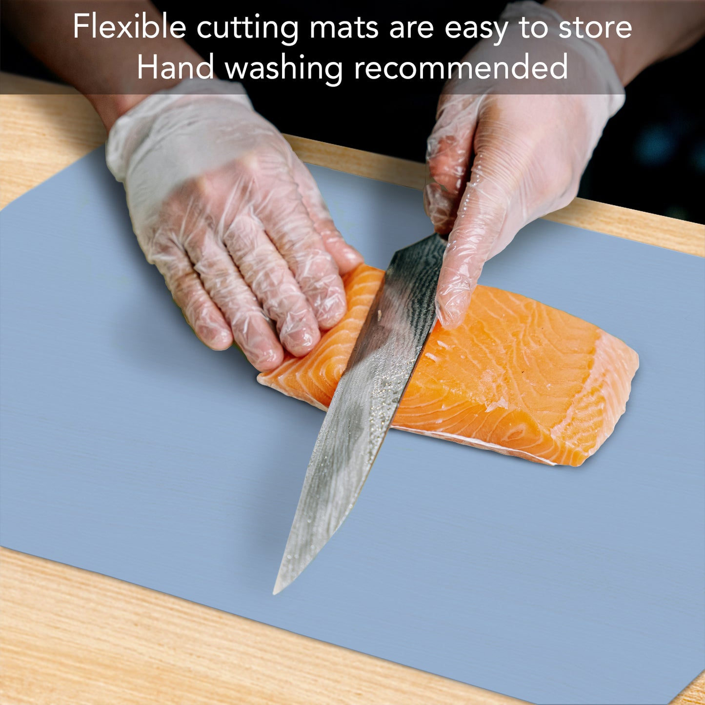 Cut N' Funnel Flexible Cutting Board Mats Set of 4, Assorted Color Coded, Made in the USA of BPA Free Food Grade Plastic, 11.5” x 15”