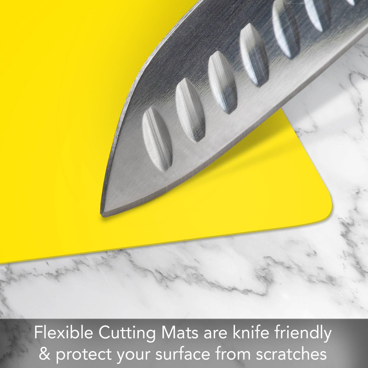 Cut N' Funnel Food Service Grade Flexible Plastic Cutting Mat 4 Pack, Multi-Color, Made in the USA 18" x 12" BPA Free Dishwasher Safe
