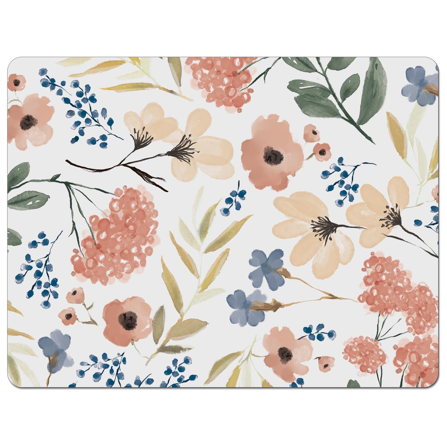 Cut N' Funnel Meadow Designer Flexible Plastic Cutting Board Mat 15" x 11.5", Made in the USA, Decorative, Flexible, Easy to Clean