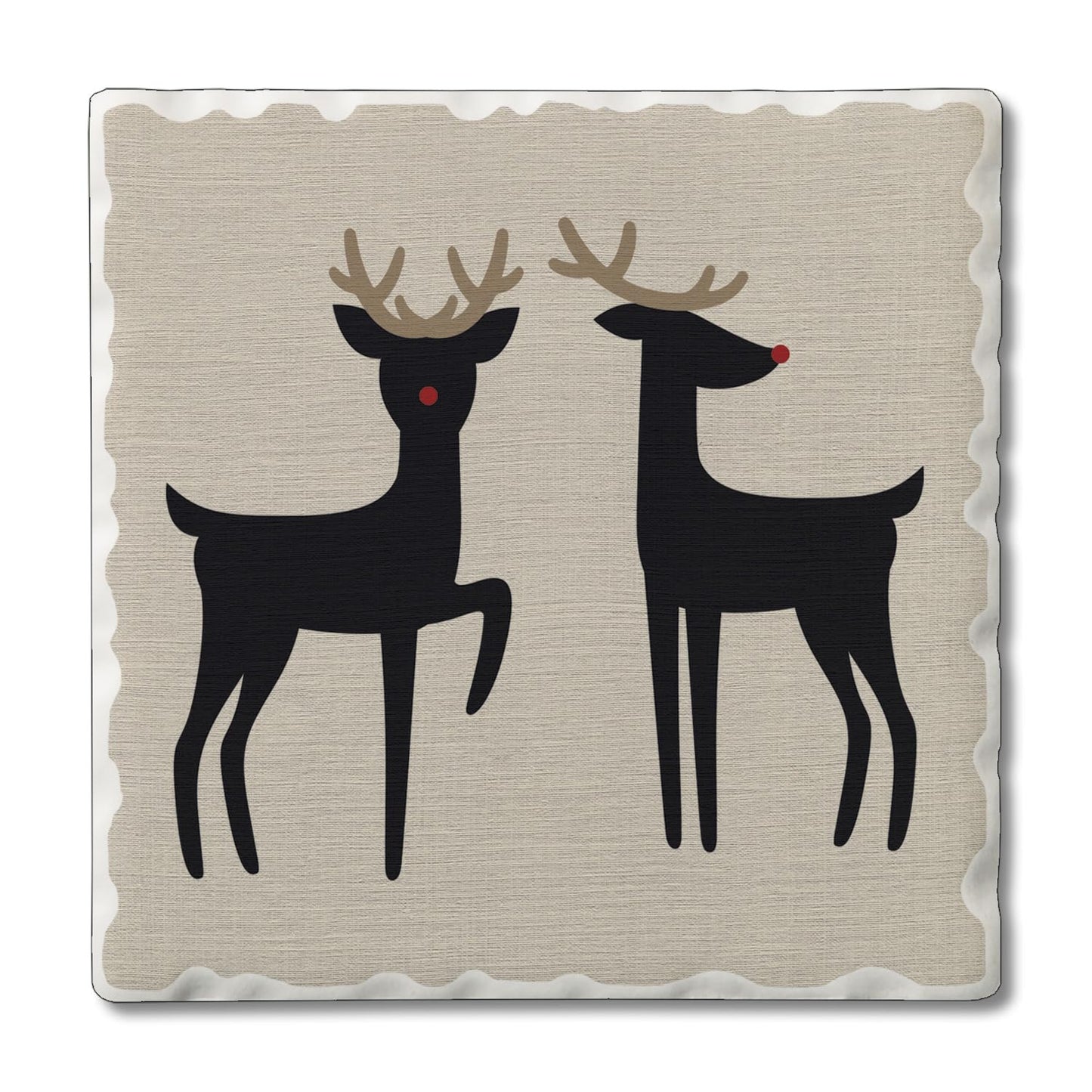 Thirstystone Shiny Nose Single Tumbled Tile Coaster Manufactured in The USA Decorative, Stylish, Craft Your Own Collection