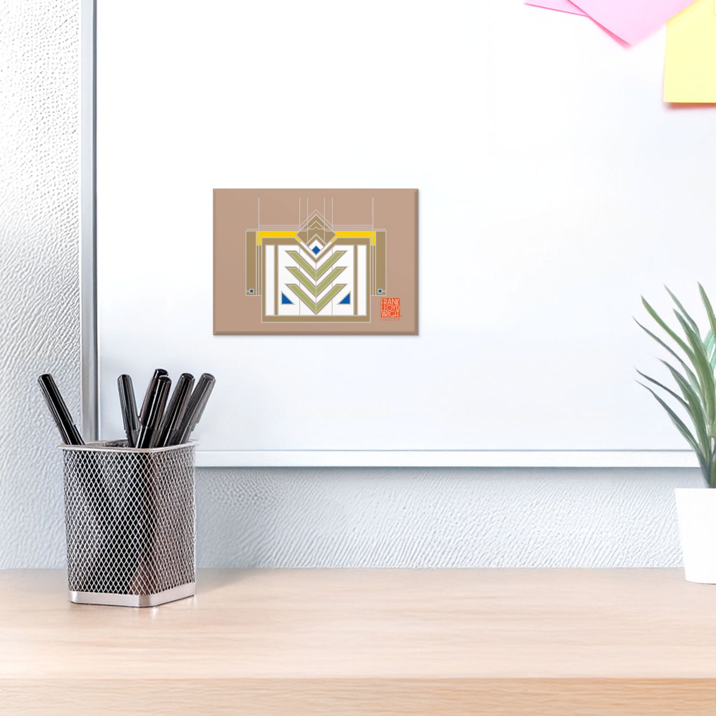 Meyer May Decorative Architectural Magnet Design by FLW Manufactured in The USA 3.5” x 2.5”