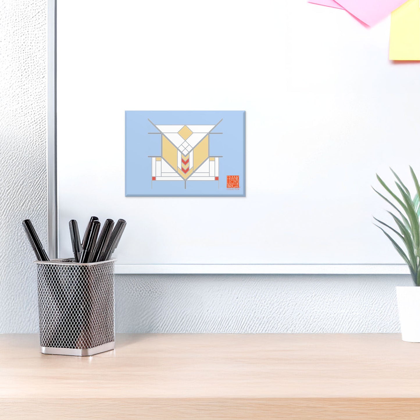 Frank Lloyd Wright's Lake Geneva Architectural Magnet Manufactured in the USA 3.5” x 2.5”