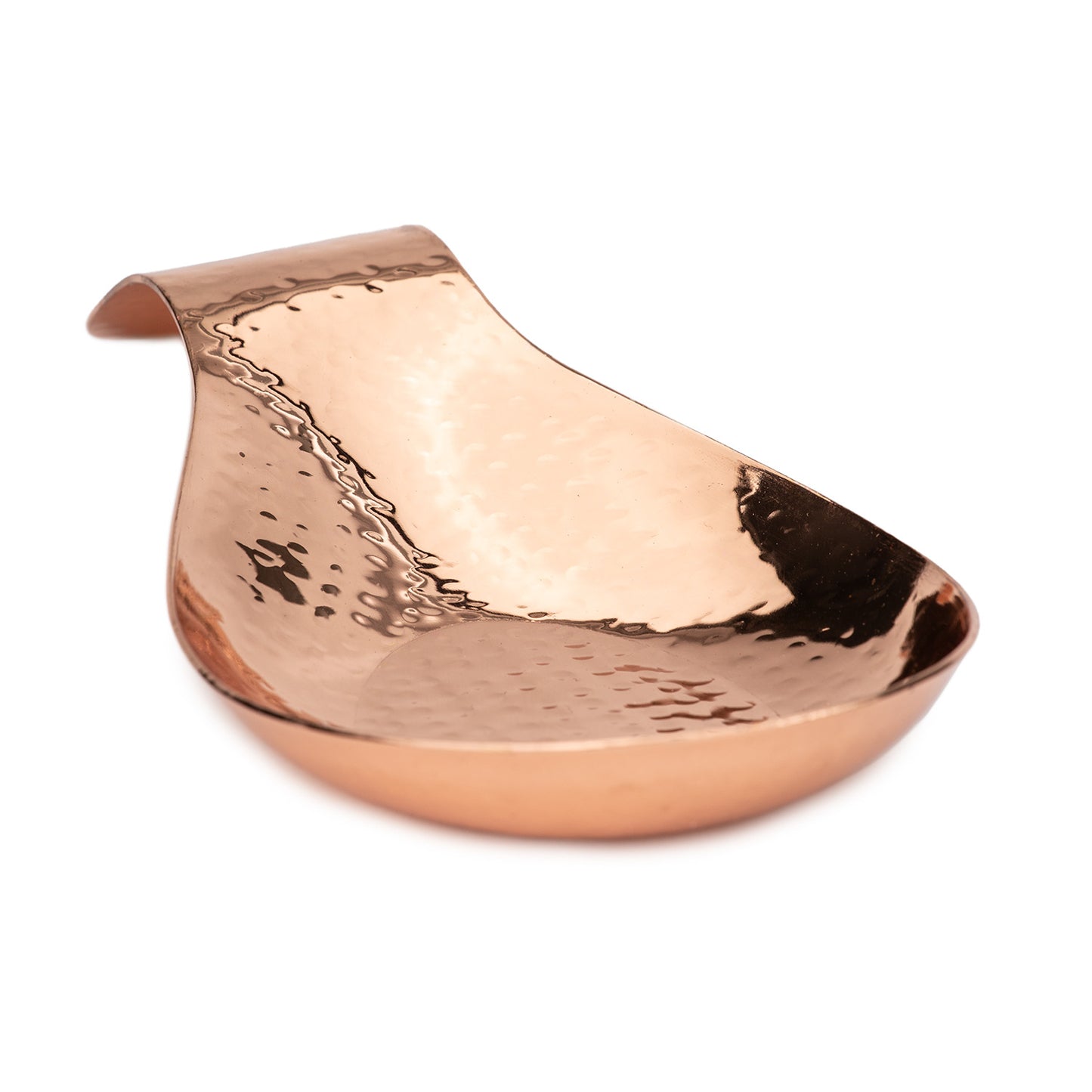 Thirstystone Large Hammered Stainless Steel Penny Copper Colored Spoon Rest. Measures 9.75” x 4.25” Large Enough for Ladels