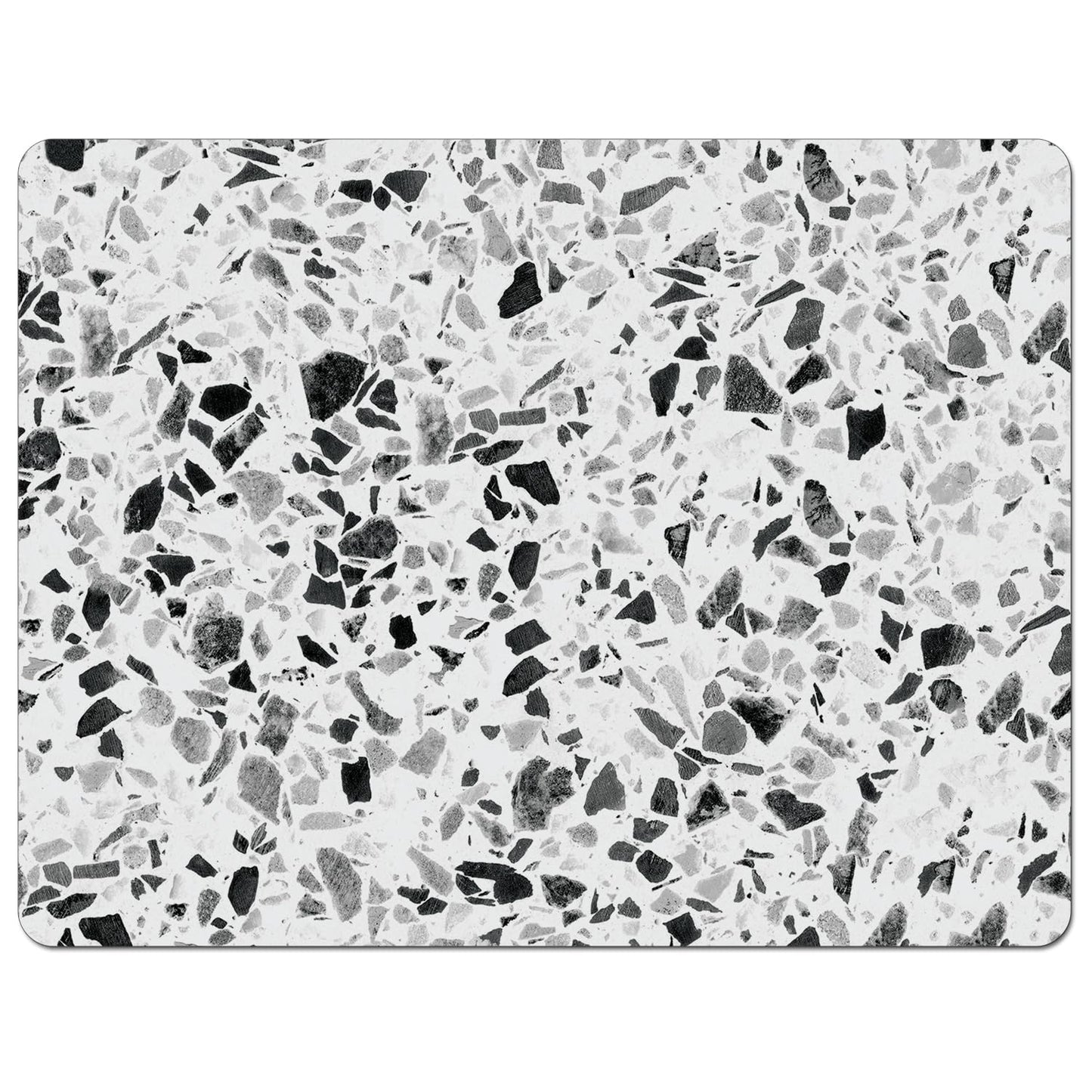 Cut N' Funnel Terrazzo Designer Flexible Plastic Cutting Board Mat 15" x 11.5", Made in the USA, Decorative, Flexible, Easy to Clean