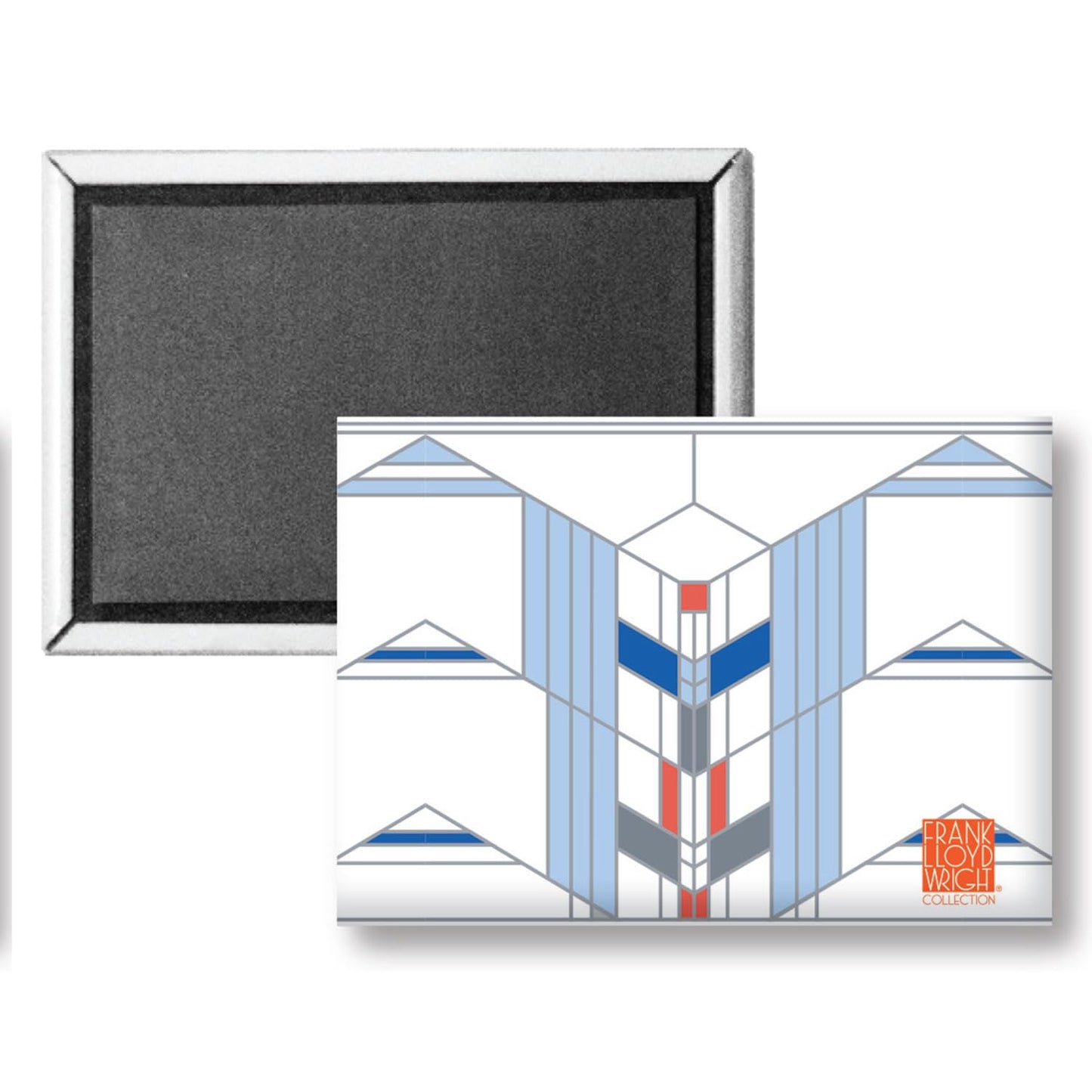 Ennis Decorative Magnet Architectural Design by FLW Manufactured in The USA 3.5” x 2.5”