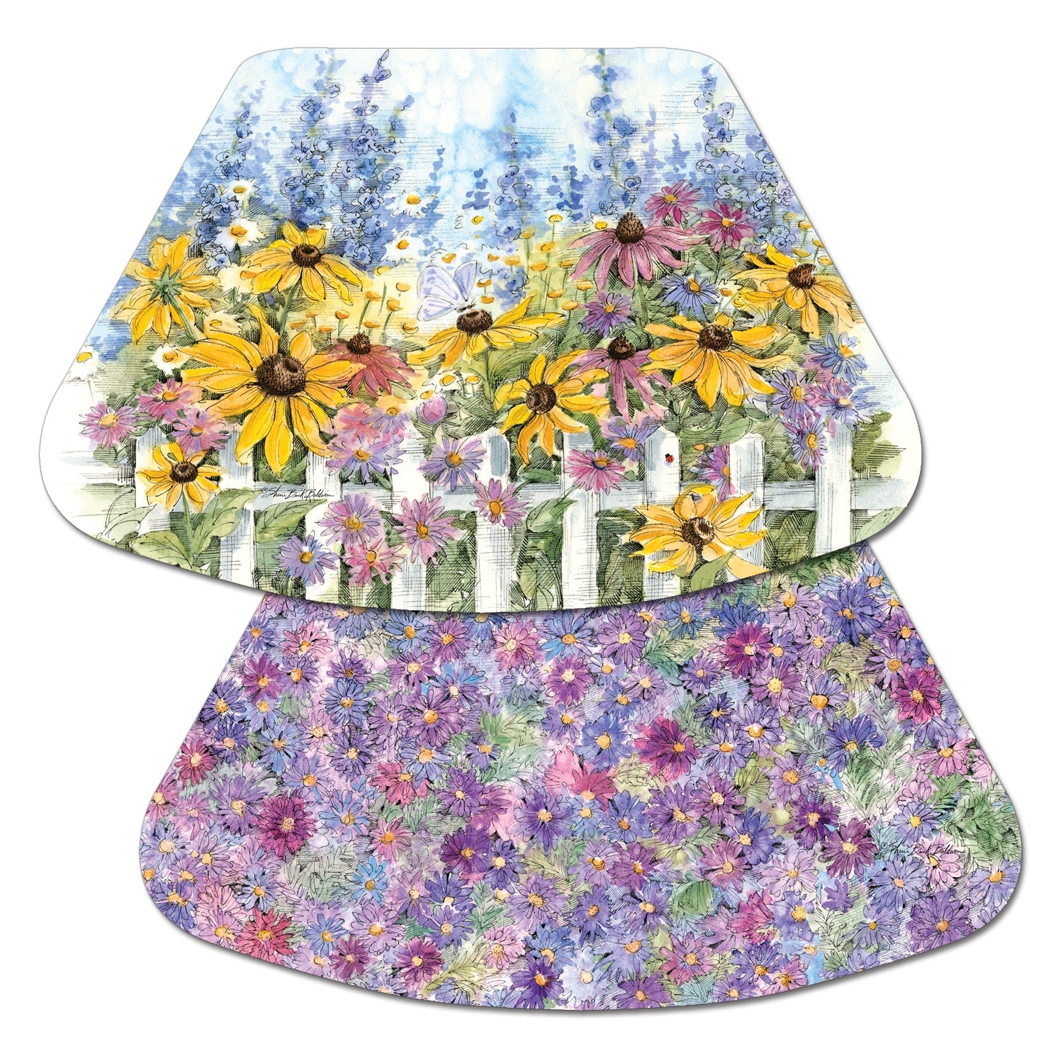Wedge Shaped Reversible Placemats