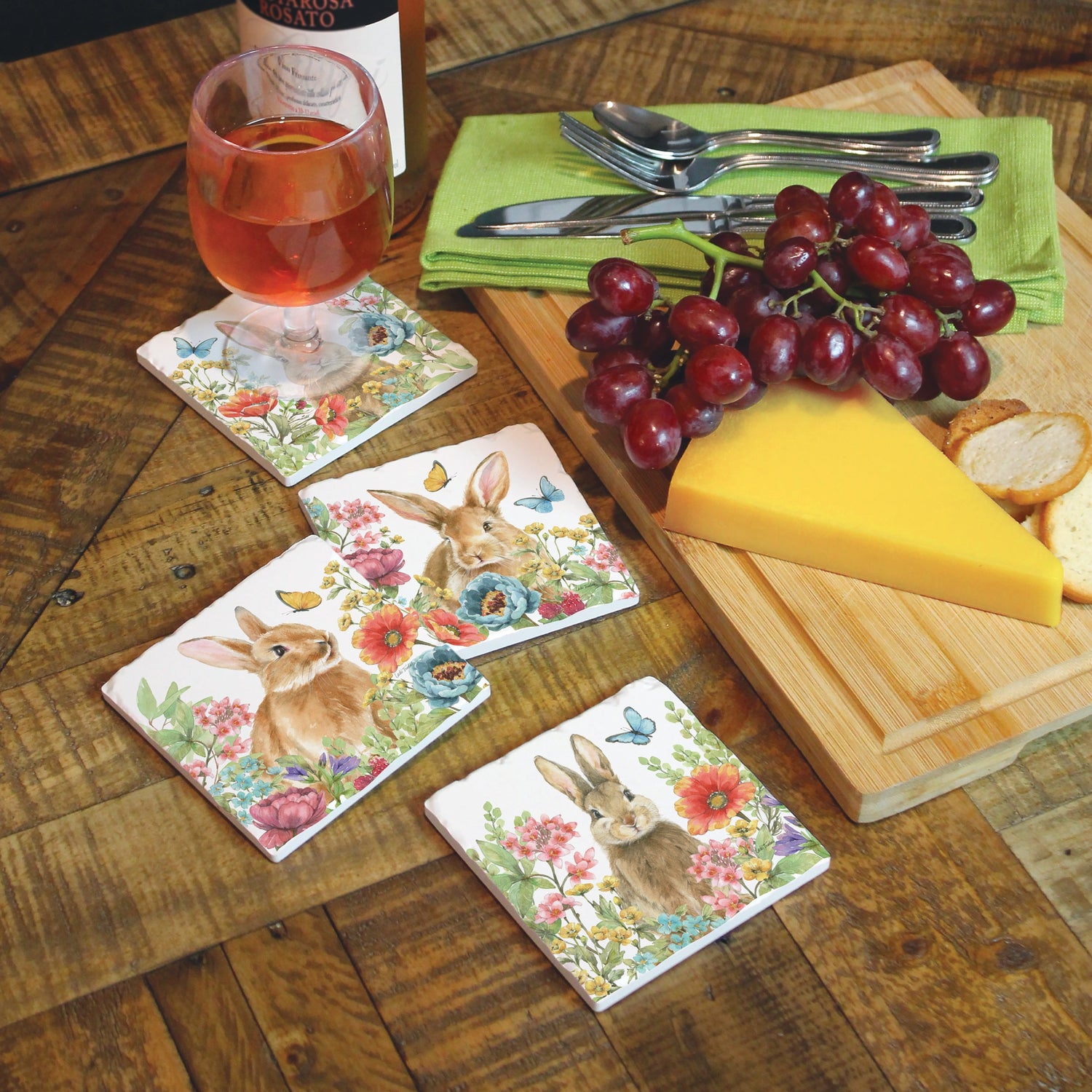 4 PK Asst Coaster Sets