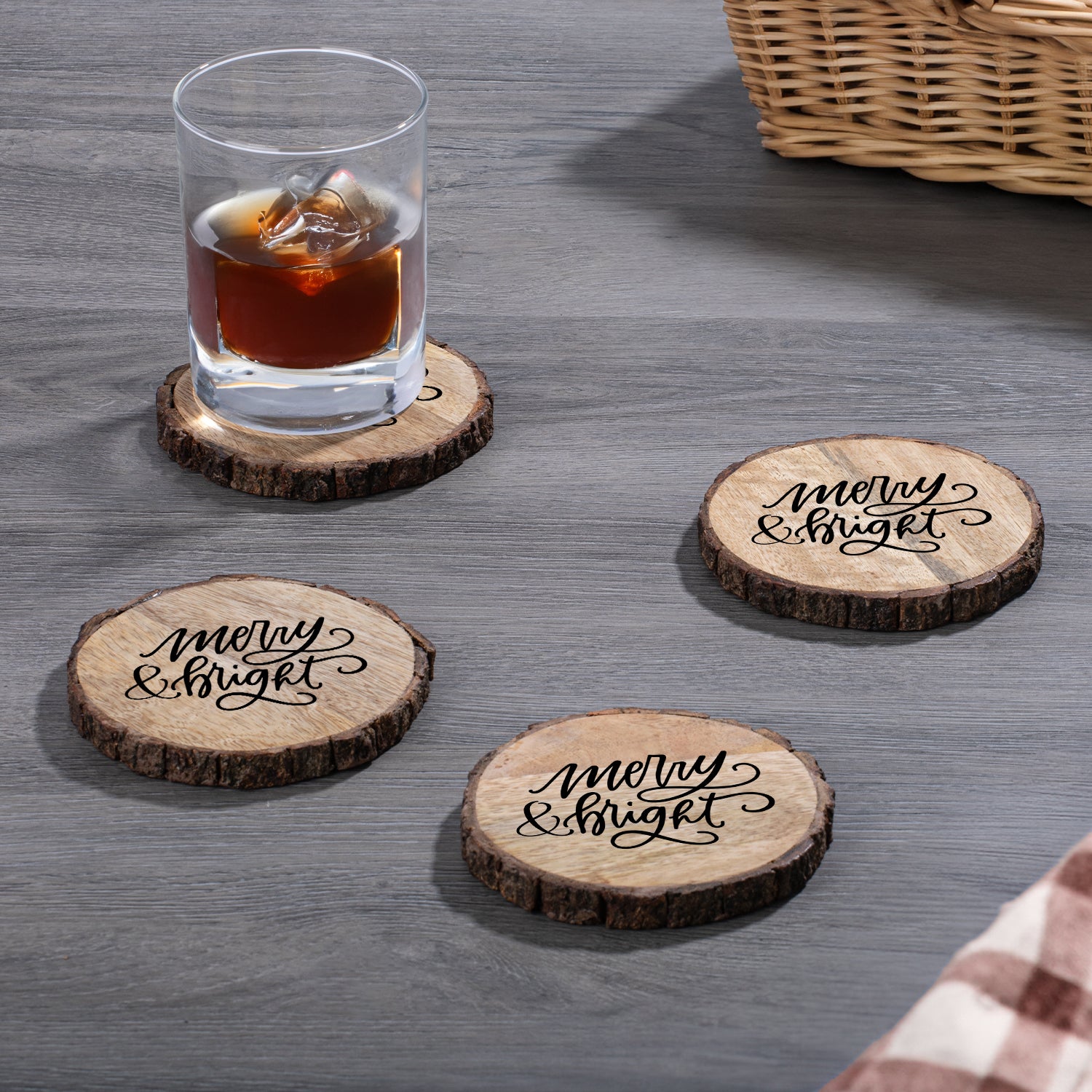 Bark Edge Coasters