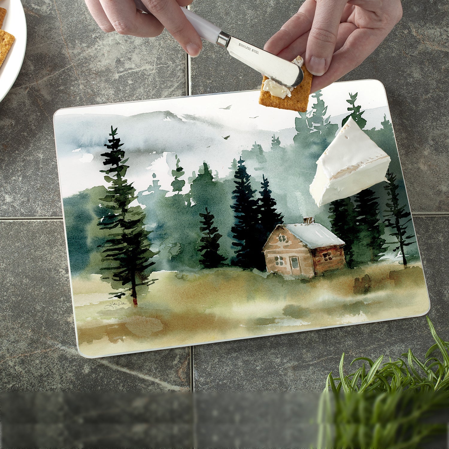 Glass Cutting Board 10" x 8"