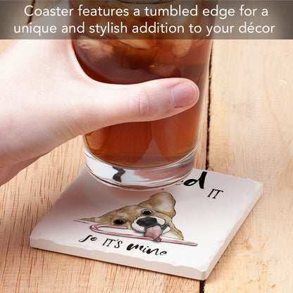 Thirstystone Licked It Single Tumbled Tile Coaster Manufactured in The USA Adorable, Create Your Own Collection