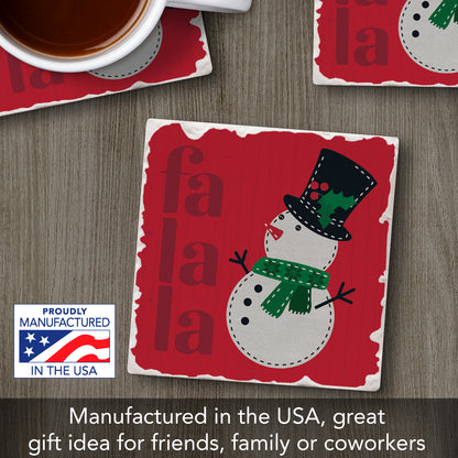 Thirstystone FA La La Single Tumbled Tile Coaster Manufactured in The USA Decorative, Stylish, Craft Your Own Collection