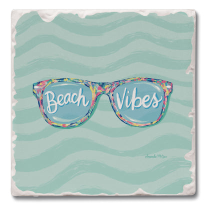 Thirstystone Endless Sunshine Single Tumbled Tile Coaster 4" Square Create Your Own Collection