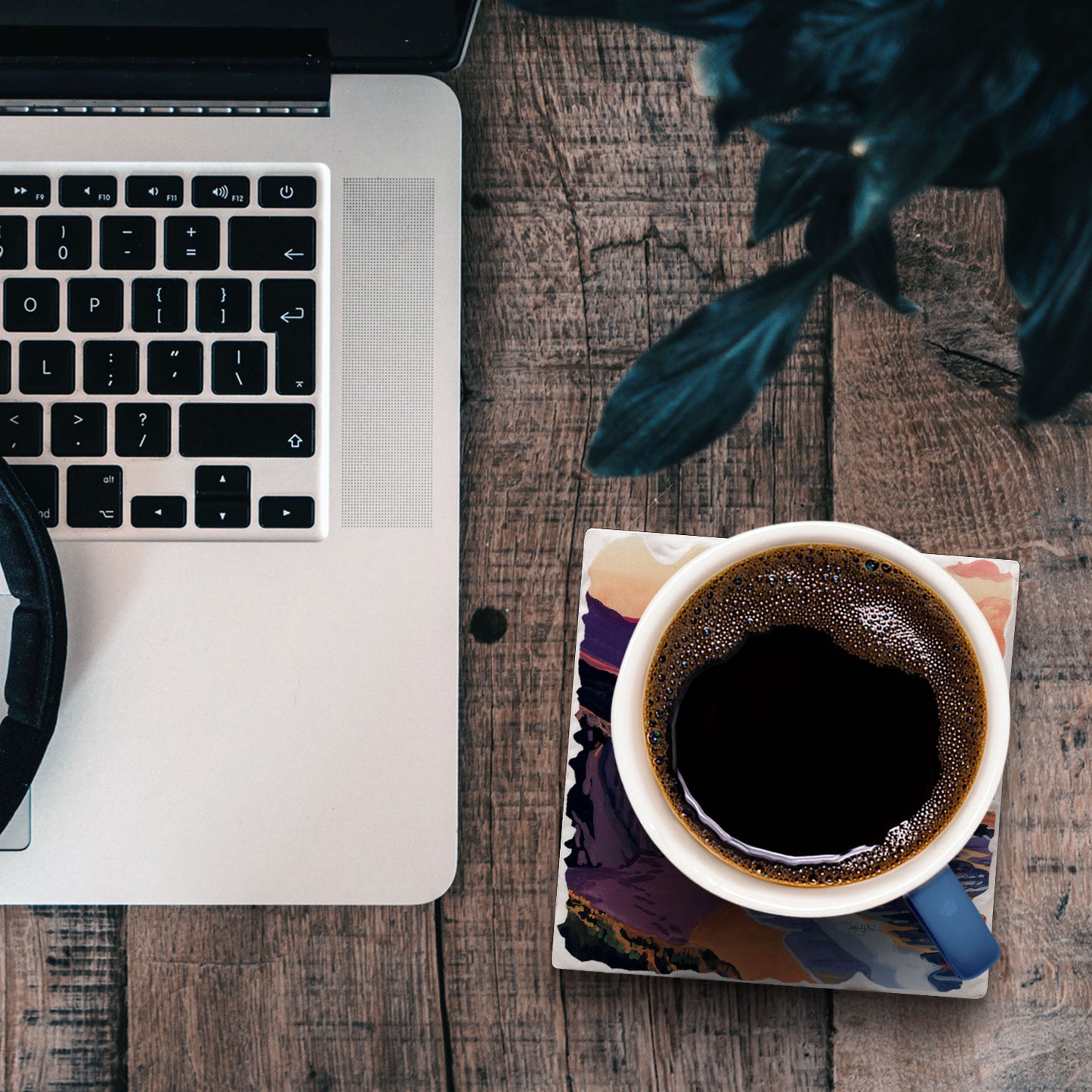 Thirstystone Sunset Dunes Single Tumbled Tile Coaster 4" Square Create Your Own Collection