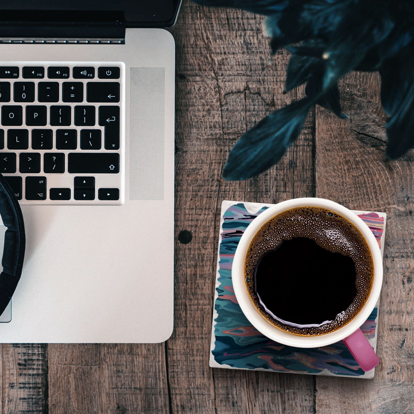 Thirstystone Sunset Reflections Single Tumbled Tile Coaster 4" Square Create Your Own Collection