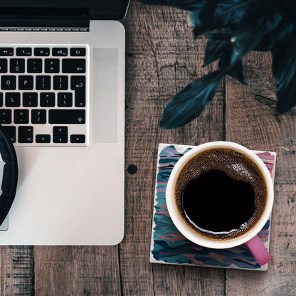 Thirstystone Sunset Reflections Single Tumbled Tile Coaster 4" Square Create Your Own Collection