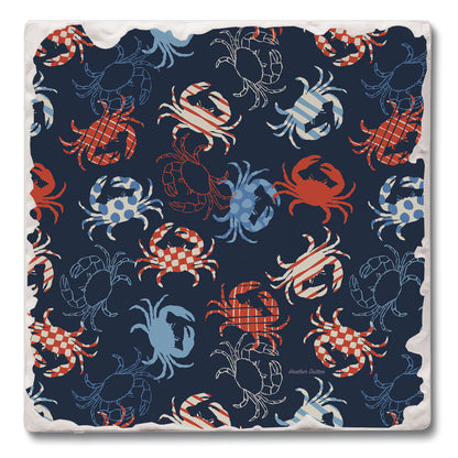 Crustaceous Single Tumbled Tile Coaster 4" Square Create Your Own Collection