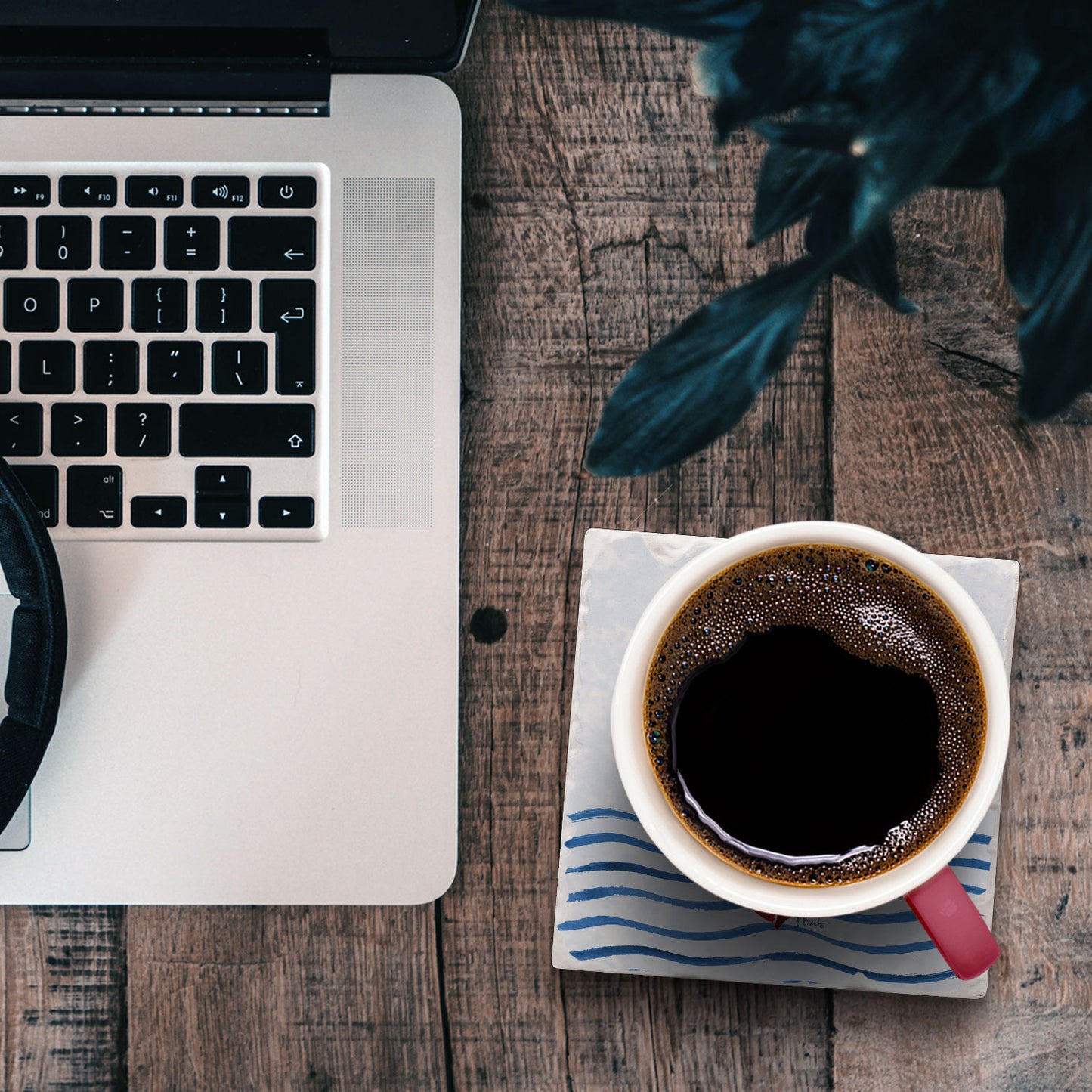 Thirstystone Nautical Anchor Single Tumbled Tile Coaster 4" Square Create Your Own Collection