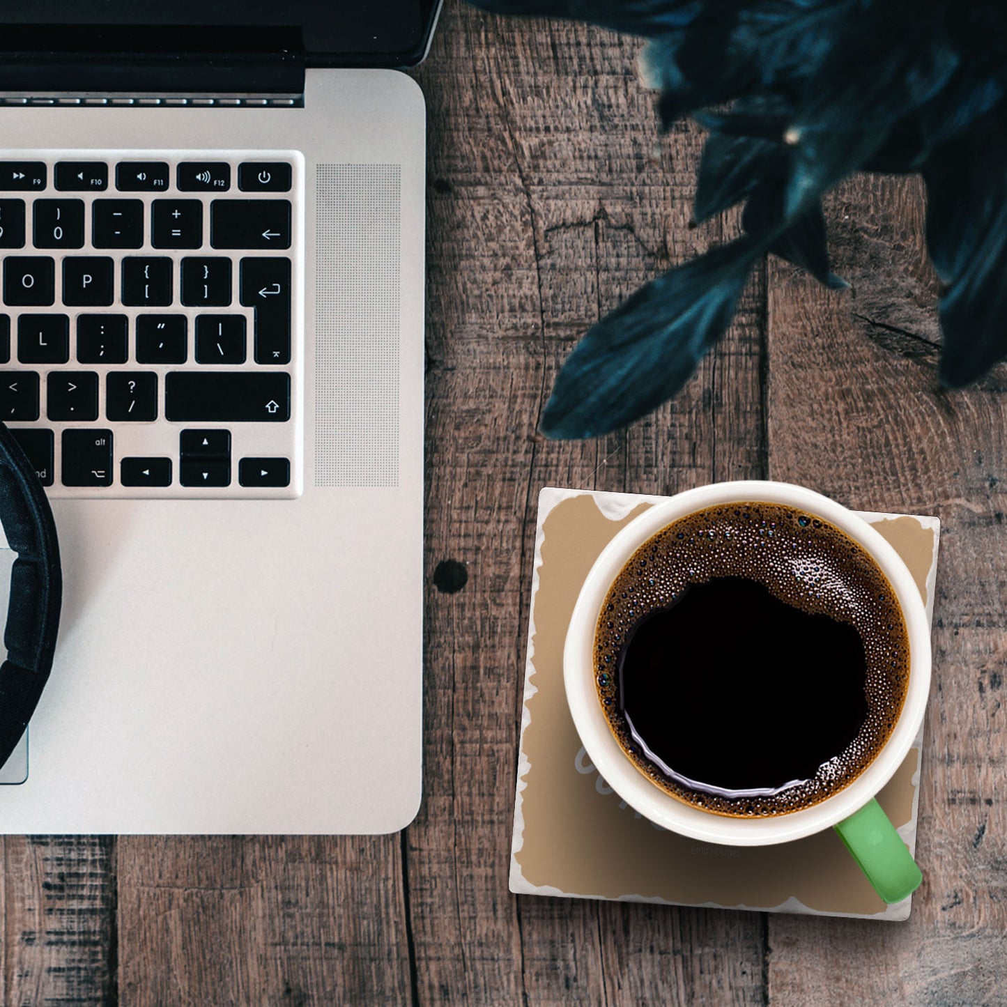 Beer & Wings Single Tumbled Tile Coaster 4" Square Create Your Own Collection