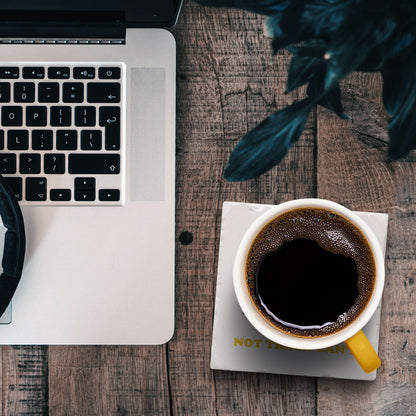 Trash Can Single Tumbled Tile Coaster 4" Square Create Your Own Collection