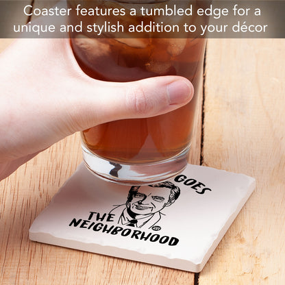 Neighborhood Single Tumbled Tile Coaster 4" Square Create Your Own Collection