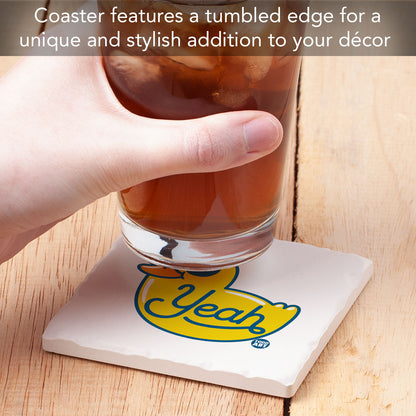 Duck Yeah Single Tumbled Tile Coaster 4" Square Create Your Own Collection