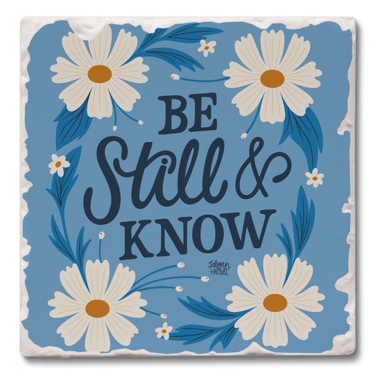 Faith Based Single Tumbled Tile Coaster 4" Square Create Your Own Collection