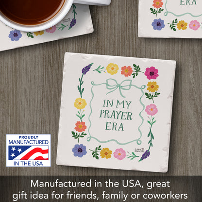 Prayer Era Single Tumbled Tile Coaster 4" Square Create Your Own Collection
