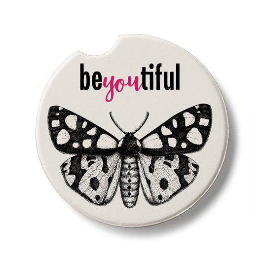 BeYouTiful Single Absorbent Stone Coaster 2.6” Diameter Manufactured in the USA