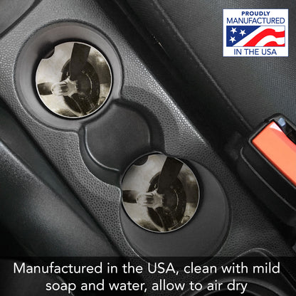 Propeller 2 Pack Absorbent Stone Car Coasters 2.6" Manufactured in the USA