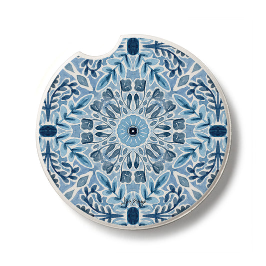 Farmhouse Tile Single Absorbent Stone Car Coaster 2.6" Manufactured in the USA