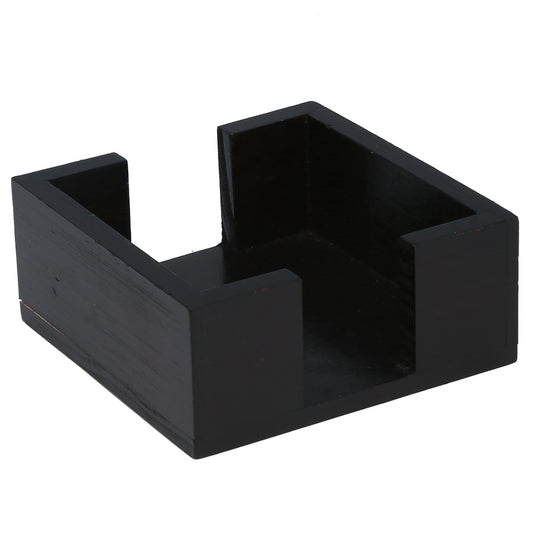 Thirstystone Wooden Coaster Holder with Black Finish Holds 4" Square Coasters
