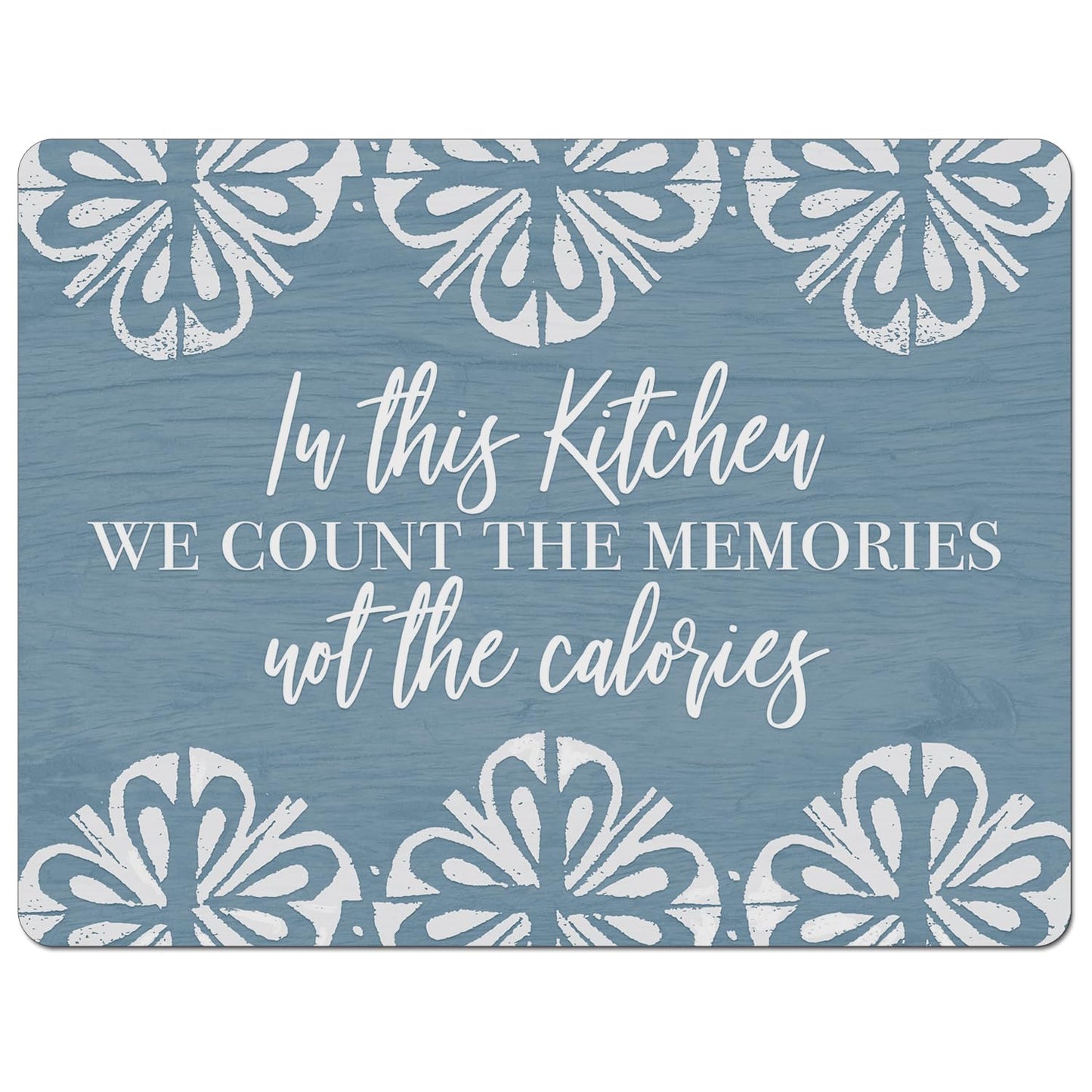 Cut N' Funnel Counting Memories Designer Flexible Plastic Cutting Board Mat 15" x 11.5", Made in the USA, Decorative, Flexible, Easy to Clean