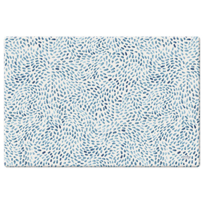 CounterArt Drift Marks 30” x 20” Decorative Vinyl Comfort Floor Mat Manufactured in The USA, Waterproof, Reduces Muscle Fatigue, Easy to Clean