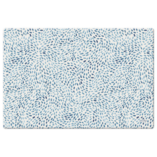 CounterArt Drift Marks 30” x 20” Decorative Vinyl Comfort Floor Mat Manufactured in The USA, Waterproof, Reduces Muscle Fatigue, Easy to Clean
