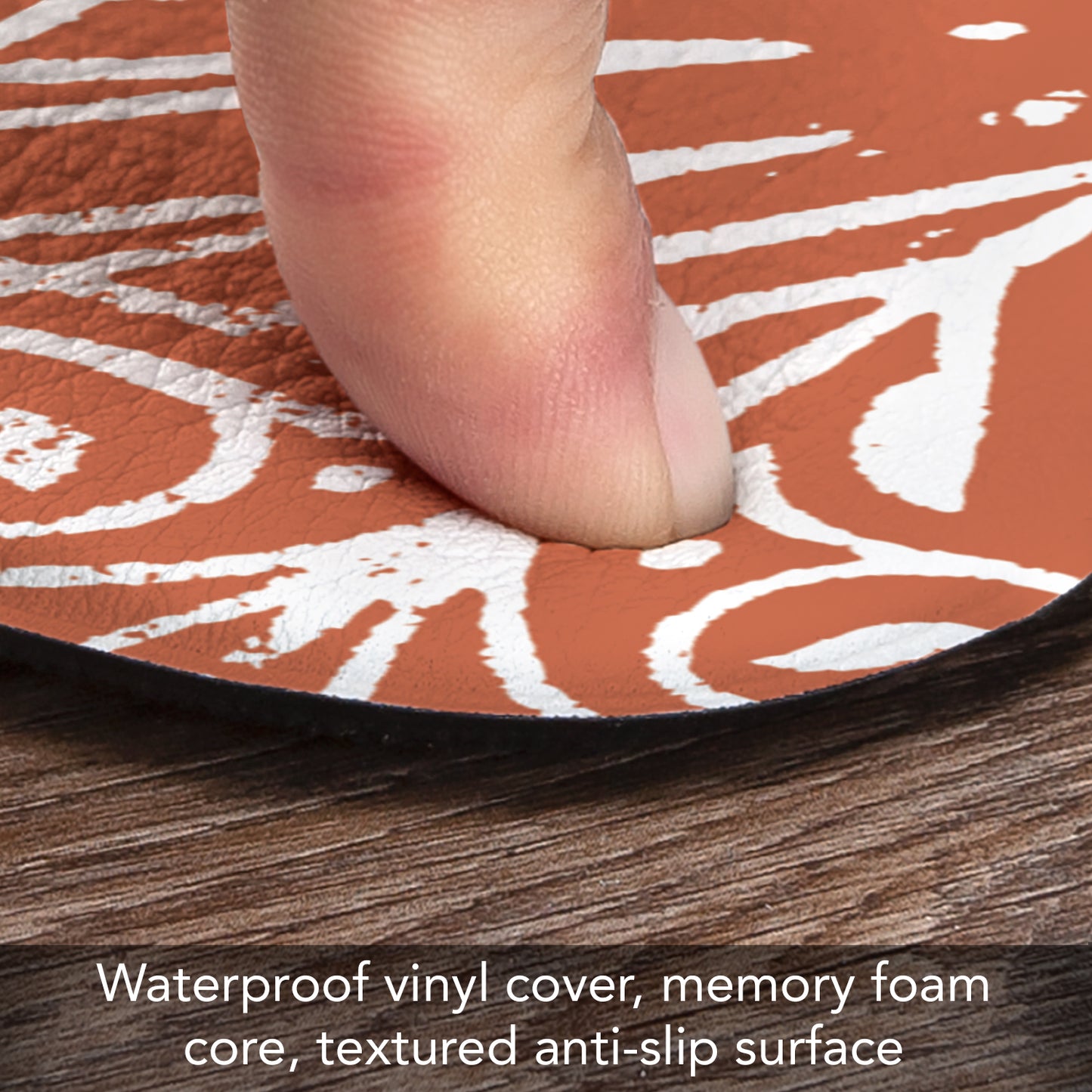 CounterArt Mohave 30” x 20” Decorative Vinyl Comfort Floor Mat Manufactured in The USA, Waterproof, Reduces Muscle Fatigue, Easy to Clean